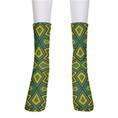 Abstract Pattern Geometric Backgrounds Crew Socks by Eskimos