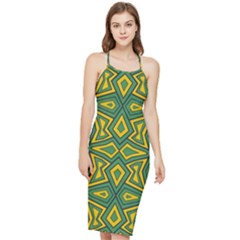 Abstract Pattern Geometric Backgrounds Bodycon Cross Back Summer Dress by Eskimos