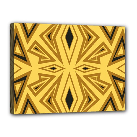 Abstract Pattern Geometric Backgrounds Canvas 16  X 12  (stretched) by Eskimos