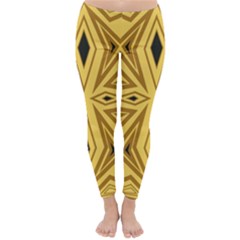 Abstract Pattern Geometric Backgrounds Classic Winter Leggings