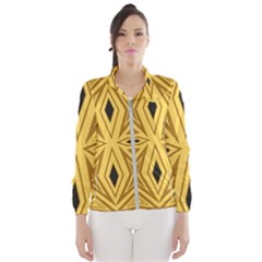 Abstract Pattern Geometric Backgrounds Women s Windbreaker