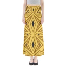 Abstract Pattern Geometric Backgrounds Full Length Maxi Skirt by Eskimos