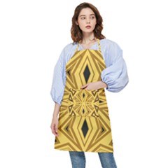 Abstract Pattern Geometric Backgrounds Pocket Apron by Eskimos