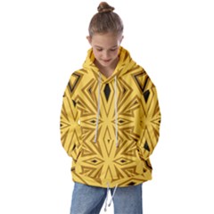 Abstract Pattern Geometric Backgrounds Kids  Oversized Hoodie