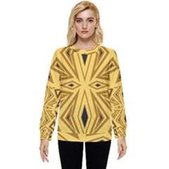 Abstract Pattern Geometric Backgrounds Hidden Pocket Sweatshirt