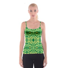 Abstract pattern geometric backgrounds Spaghetti Strap Top