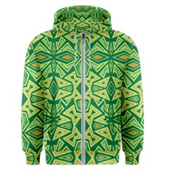 Abstract Pattern Geometric Backgrounds Men s Zipper Hoodie