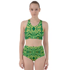 Abstract pattern geometric backgrounds Racer Back Bikini Set