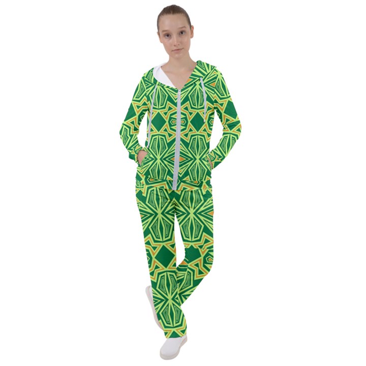 Abstract pattern geometric backgrounds Women s Tracksuit