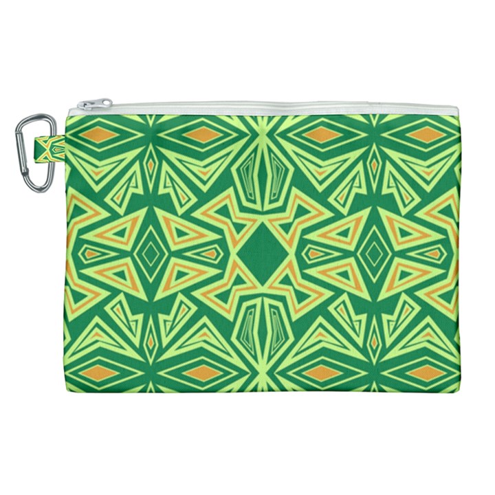 Abstract pattern geometric backgrounds Canvas Cosmetic Bag (XL)