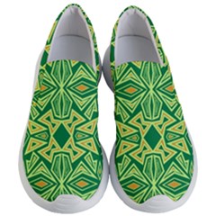 Abstract Pattern Geometric Backgrounds Women s Lightweight Slip Ons by Eskimos