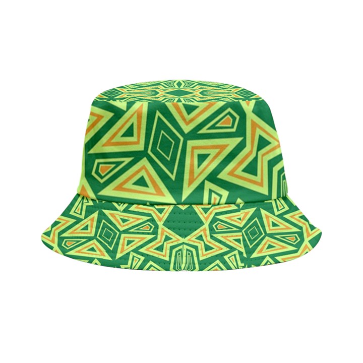 Abstract pattern geometric backgrounds Inside Out Bucket Hat