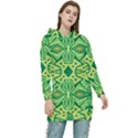 Abstract pattern geometric backgrounds Women s Long Oversized Pullover Hoodie View1