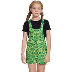 Abstract Pattern Geometric Backgrounds Kids  Short Overalls by Eskimos