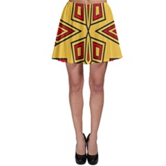 Abstract Pattern Geometric Backgrounds Skater Skirt by Eskimos