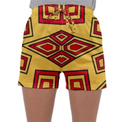 Abstract Pattern Geometric Backgrounds Sleepwear Shorts by Eskimos