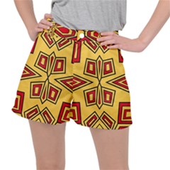 Abstract Pattern Geometric Backgrounds Ripstop Shorts by Eskimos