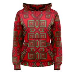 Abstract Pattern Geometric Backgrounds Women s Pullover Hoodie