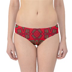 Abstract Pattern Geometric Backgrounds Hipster Bikini Bottoms by Eskimos