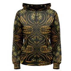 Folk Flowers Print Floral Pattern Ethnic Art Women s Pullover Hoodie