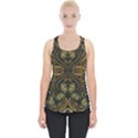 Folk flowers print Floral pattern Ethnic art Piece Up Tank Top View1