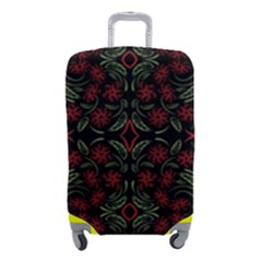 Folk Flowers Print Floral Pattern Ethnic Art Luggage Cover (small) by Eskimos