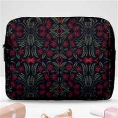 Folk Flowers Print Floral Pattern Ethnic Art Make Up Pouch (large) by Eskimos