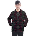 Folk flowers print Floral pattern Ethnic art Men s Half Zip Pullover View1