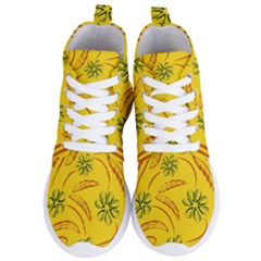 Folk Flowers Print Floral Pattern Ethnic Art Women s Lightweight High Top Sneakers by Eskimos