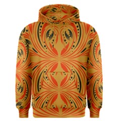 Folk Flowers Print Floral Pattern Ethnic Art Men s Core Hoodie