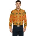 Folk flowers print Floral pattern Ethnic art Men s Long Sleeve  Shirt View1