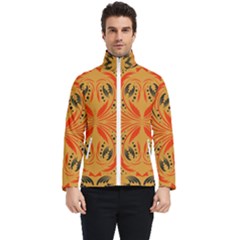 Folk Flowers Print Floral Pattern Ethnic Art Men s Bomber Jacket