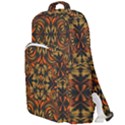 Folk flowers print Floral pattern Ethnic art Double Compartment Backpack View1