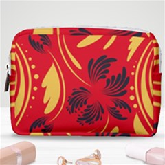 Folk Flowers Print Floral Pattern Ethnic Art Make Up Pouch (medium) by Eskimos