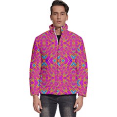 Pink Party Men s Puffer Bubble Jacket Coat