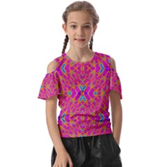 Pink Party Kids  Butterfly Cutout Tee by Thespacecampers