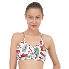 Pngtree-watercolor-christmas-pattern-background Basic Training Sports Bra by nate14shop