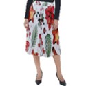 Pngtree-watercolor-christmas-pattern-background Classic Velour Midi Skirt  View1