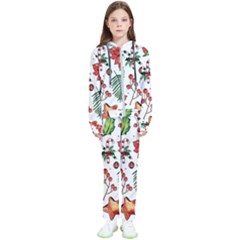 Pngtree-watercolor-christmas-pattern-background Kids  Tracksuit by nate14shop