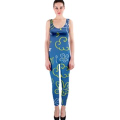 Abstract-background One Piece Catsuit by nate14shop