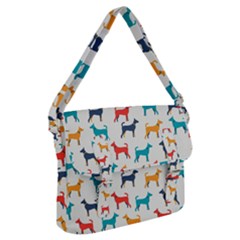 Animal-seamless-vector-pattern-of-dog-kannaa Buckle Messenger Bag