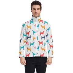 Animal-seamless-vector-pattern-of-dog-kannaa Men s Bomber Jacket