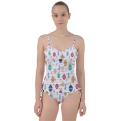 Seamless-pattern-cute-christmas-balls-shariki-igrushki-rozhd Sweetheart Tankini Set