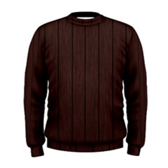 Wood Dark Brown Men s Sweatshirt by nate14shop