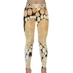 Wooden Heart Classic Yoga Leggings