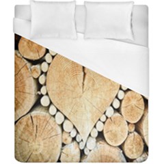 Wooden Heart Duvet Cover (California King Size)