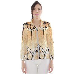 Wooden Heart Women s Windbreaker