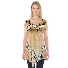 Wooden Heart Short Sleeve Tunic 