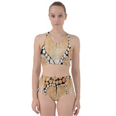 Wooden Heart Racer Back Bikini Set