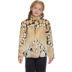 Wooden Heart Kids  Puffer Bubble Jacket Coat